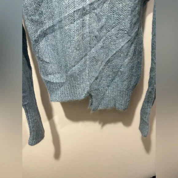 ANDERSSON BELL Roya Alpaca Puff Sleeve Sweater - Sky Blue - Picture 6 of 13